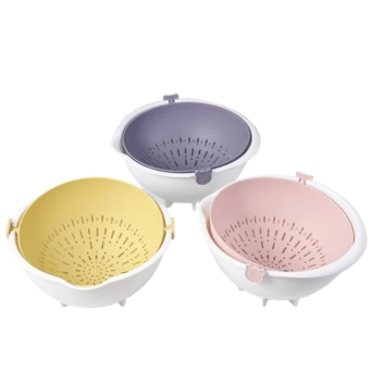 Folding Colander with Handle